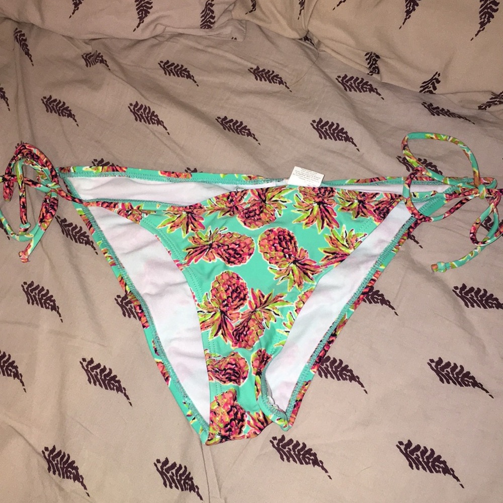 Pineapple printed bikini bottoms